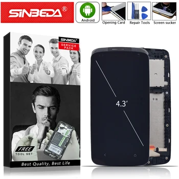 Sinbeda 4.3"For HTC Desire 500 LCD Display Touch Screen with Frame Digitizer Assemble For HTC Desire 500 Display For HTC 500 LCD
Sinbeda 4.3"For HTC Desire 500 LCD Display Touch Screen with Frame Digitizer Assemble For HTC Desire 500 Display For HTC 500 LCD