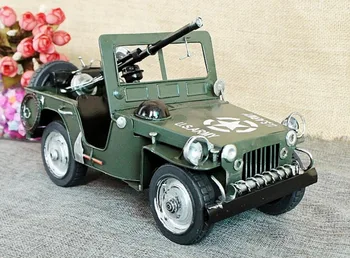 vintage Distressed antique retro classic military us army car hand-made craft model for home coffee bar ornaments decoration
vintage Distressed antique retro classic military us army car hand-made craft model for home coffee bar ornaments decoration