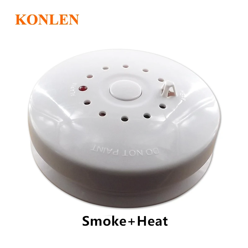 KONLEN Combination Smoke Heat Detector Alarm as Standalone or Wired 12V Sensor for Home Safety
KONLEN Combination Smoke Heat Detector Alarm as Standalone or Wired 12V Sensor for Home Safety