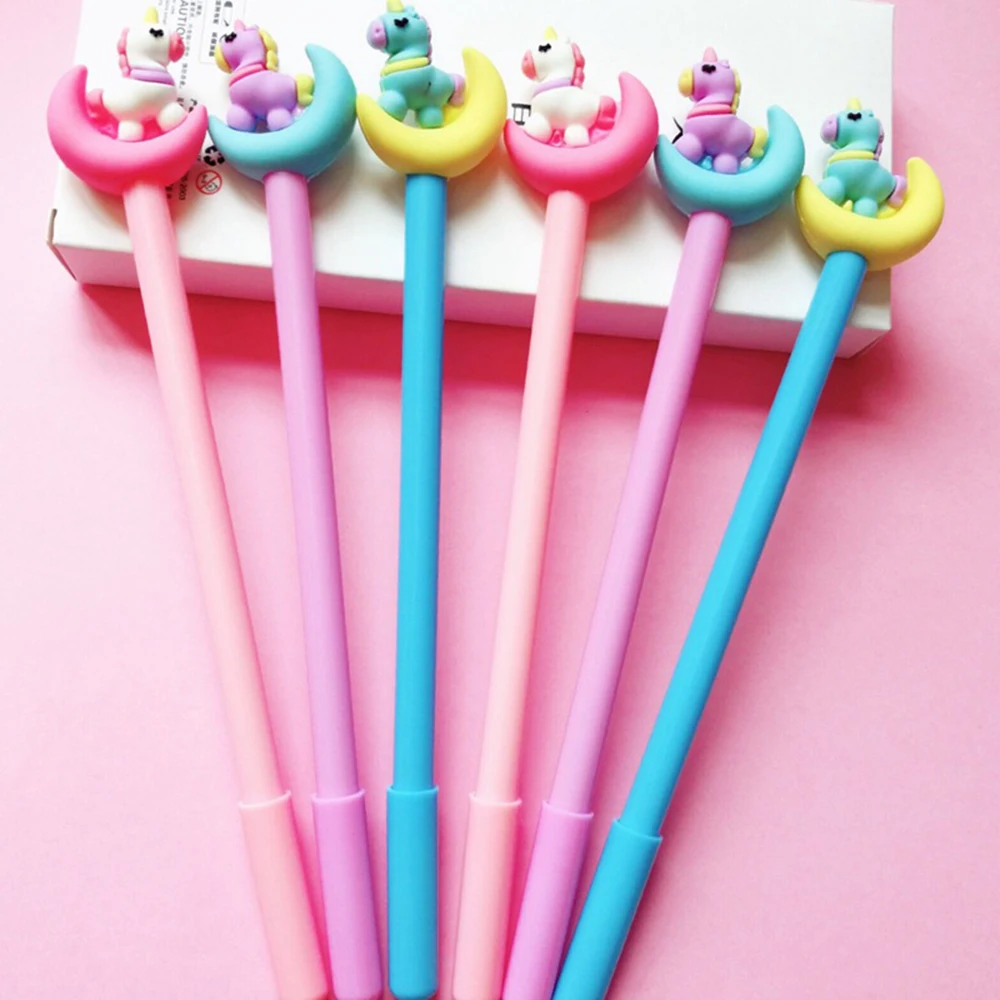 2Pcs/lot 0.38mm Creative Unicorn moon Gel Pen Signature Pen Escolar Papelaria School Office Stationery Supply Promotional Gift
2Pcs/lot 0.38mm Creative Unicorn moon Gel Pen Signature Pen Escolar Papelaria School Office Stationery Supply Promotional Gift