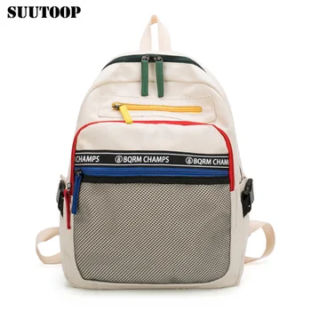 2019 Fashion Women Canvas Bag Teenager Schoolbags Cool Female Leaisure Travel Backpack Korean Style Bags for School New Bagpack
2019 Fashion Women Canvas Bag Teenager Schoolbags Cool Female Leaisure Travel Backpack Korean Style Bags for School New Bagpack