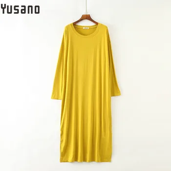 2019 Women's Sleepwear Long Sleeve Plus Size Night Dress Causal Home Dress Modal Night Shirt Big Size Homewear Clothes Nightie
2019 Women's Sleepwear Long Sleeve Plus Size Night Dress Causal Home Dress Modal Night Shirt Big Size Homewear Clothes Nightie