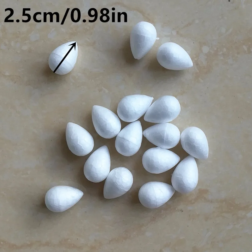 2.5cm 60pcs White Water Drop Modeling Foam Rose Bud For Nylon Stocking Flower Accessories Polystyrene Styrofoam Buds
2.5cm 60pcs White Water Drop Modeling Foam Rose Bud For Nylon Stocking Flower Accessories Polystyrene Styrofoam Buds