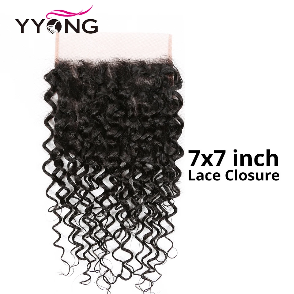New!!! Large Size 7X7 inch Water Wave Lace Closure Brazilian Remy Human Hair Lace Closure Free Part Brazillian Front Closure
New!!! Large Size 7X7 inch Water Wave Lace Closure Brazilian Remy Human Hair Lace Closure Free Part Brazillian Front Closure