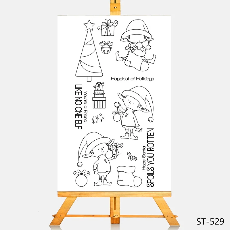 ZhuoAng Christmas present Clear Stamps/Card Making Holiday decorations For scrapbooking Transparent stamps 11*16cm 
ZhuoAng Christmas present Clear Stamps/Card Making Holiday decorations For scrapbooking Transparent stamps 11*16cm