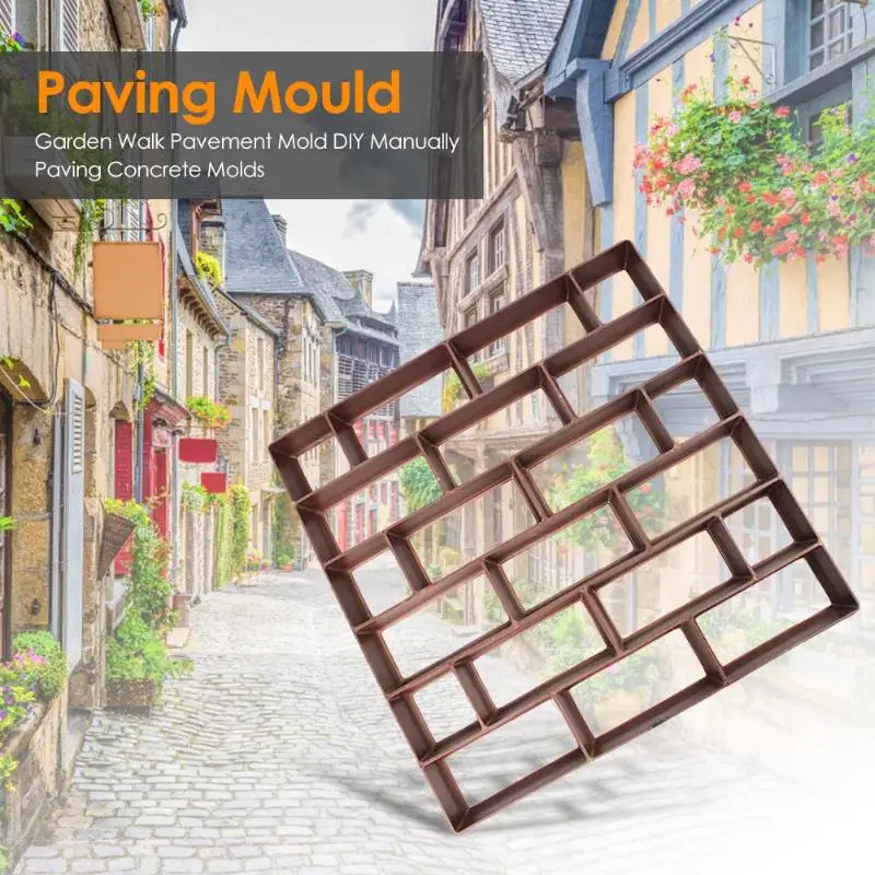 Path Maker Mold DIY Plastic Paving Cement Brick Garden Road Concrete Molds Reusable Concrete Cement Stone Design
Path Maker Mold DIY Plastic Paving Cement Brick Garden Road Concrete Molds Reusable Concrete Cement Stone Design