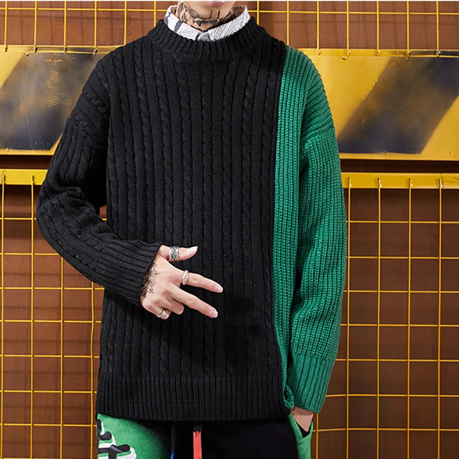 Warm Knitted Sweater Casual Sweater Men Korean Oversize Wool Autumn Winter Pullover Men Distressed Sweater Mens Sweaters 2019
Warm Knitted Sweater Casual Sweater Men Korean Oversize Wool Autumn Winter Pullover Men Distressed Sweater Mens Sweaters 2019