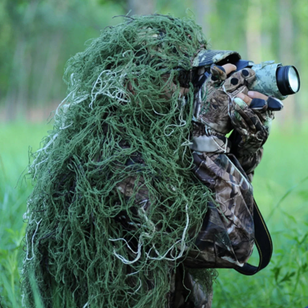 Лес Ghillie сетка 80x90 см камуфляжная для костюм снайперские наборы Wargame страйкбол