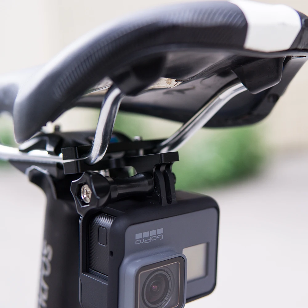 4Pcs para Cámara GoPro Sillín De Bicicleta Adaptador de montaje carril Asiento de Carreras Accesorios