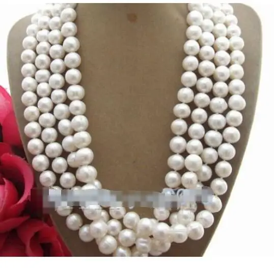 Free shipping hot sale Women Bridal Wedding Jewelry >> BEAUTIFUL 9-10MM WHITE SOUTH SEA BAROQUE PEARL NECKLACE 65
Free shipping hot sale Women Bridal Wedding Jewelry >> BEAUTIFUL 9-10MM WHITE SOUTH SEA BAROQUE PEARL NECKLACE 65