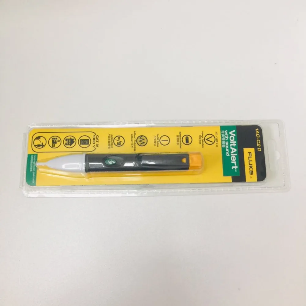 Free Shipping 1pcs Fluke 1AC-C2 II 200V-1000V VoltAlert Non-Contact Voltage Detector Pen Tester
Free Shipping 1pcs Fluke 1AC-C2 II 200V-1000V VoltAlert Non-Contact Voltage Detector Pen Tester