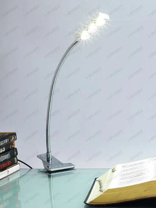 3W 3*1W LED Bedside Desk Reading Lamp Clamp Clip Office Study Light Bulb on/off switch Flexible New
3W 3*1W LED Bedside Desk Reading Lamp Clamp Clip Office Study Light Bulb on/off switch Flexible New