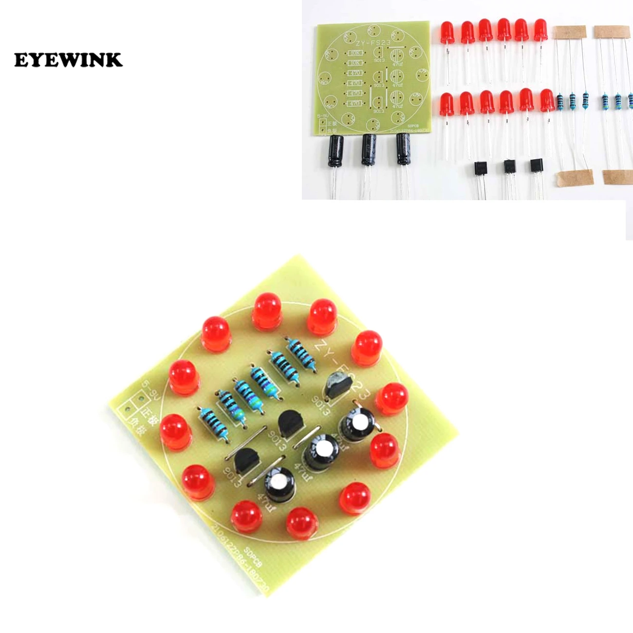 1set/12PCS LED Circulating Lamp Sets Alternating Flashing Simple Pipeline Lamp Electronic Manufacturing Assembly DIY
1set/12PCS LED Circulating Lamp Sets Alternating Flashing Simple Pipeline Lamp Electronic Manufacturing Assembly DIY