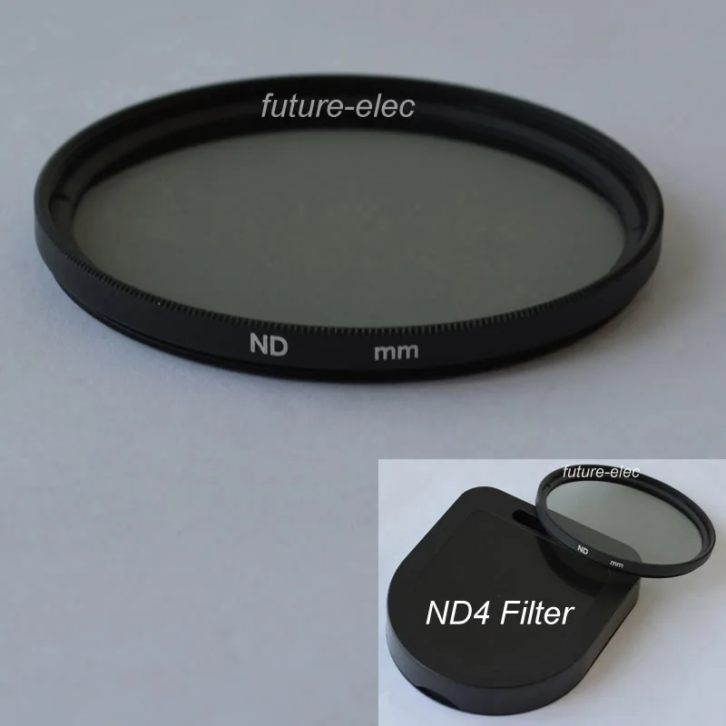 

ND4 49mm 52mm 55mm 58mm 62mm 67mm 72mm 77mm 82mm Fader ND Filter Neutral Density Full Colour Grey Gray For Canon Nikon DSLR Lens