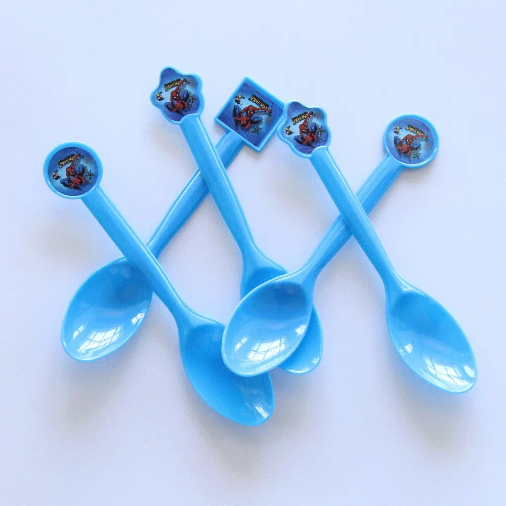 10 pcs/pack Spiderman Spoon Disposable Tableware Superhero Spoons Birthday Kids Baby Party kids Birthday Suppliers
10 pcs/pack Spiderman Spoon Disposable Tableware Superhero Spoons Birthday Kids Baby Party kids Birthday Suppliers