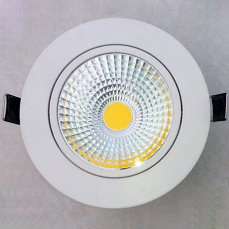 

Светодиодный точечный светильник с регулируемой яркостью, 10 шт., потолочный Точечный светильник с COB матрицей, 5 Вт, 7 Вт, 9 Вт, 12 Вт, 85-265 в, Потолочный встраиваемый внутренний светильник