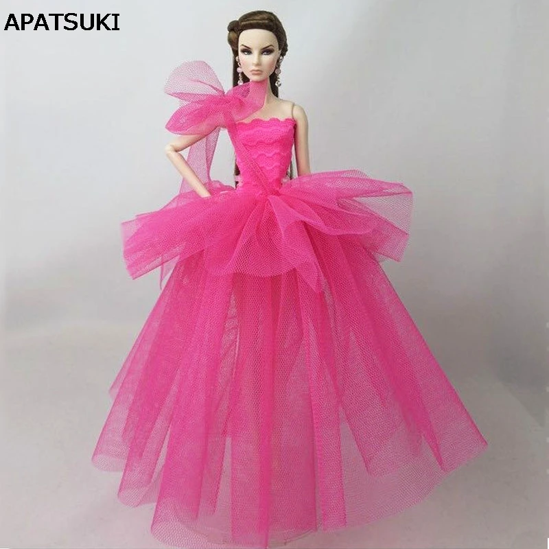 Pink Fashion Dress For Barbie Doll Clothes Vestidoes Multi-layer Wedding Dresses For 1/6 Doll Accessories Outfits
Pink Fashion Dress For Barbie Doll Clothes Vestidoes Multi-layer Wedding Dresses For 1/6 Doll Accessories Outfits