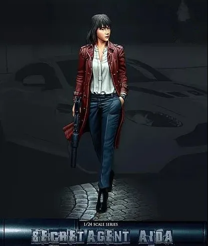 1/24 scale 75mm female agent Resin Model Kit Model figure Free Shipping 
1/24 scale 75mm female agent Resin Model Kit Model figure Free Shipping