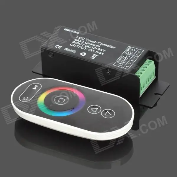 Wireless Touch Panel Controler RGB LED Controller - Black for RGB Strip Module (DC 12V/24V) Free Shipping
Wireless Touch Panel Controler RGB LED Controller - Black for RGB Strip Module (DC 12V/24V) Free Shipping