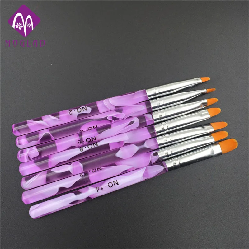 7PCS/set Flat wave pattern UV Gel Acrylic Nail Brush Set Art Painting Pen Design Builder Salon Tip DIY Nail Tools
7PCS/set Flat wave pattern UV Gel Acrylic Nail Brush Set Art Painting Pen Design Builder Salon Tip DIY Nail Tools