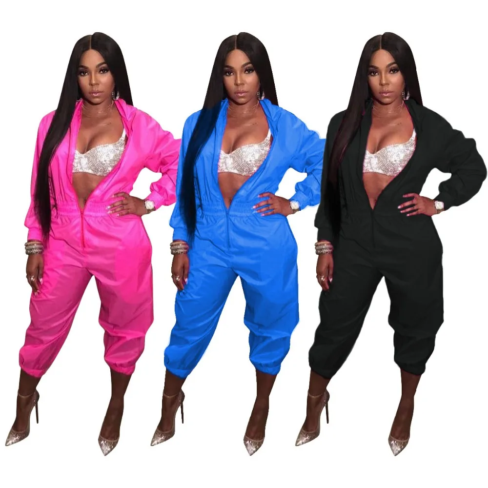 Sexy bodysuit tracksuit rompers womens jumpsuit long sleeve zippers ankle-length pants casual loose overalls combinaison femme
Sexy bodysuit tracksuit rompers womens jumpsuit long sleeve zippers ankle-length pants casual loose overalls combinaison femme