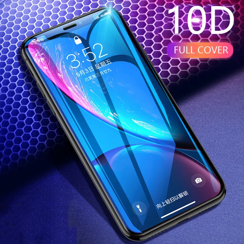 10D Curved Edge Full Cover Protective Glass On The For iPhone 7 8 6 6s Plus Tempered Screen Protector For X XR XS Max Glass Film 
10D Curved Edge Full Cover Protective Glass On The For iPhone 7 8 6 6s Plus Tempered Screen Protector For X XR XS Max Glass Film