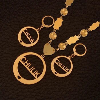 Anniyo Chuuk Beads Pendant Necklaces Earrings sets Gold Color Ball Jewellery Trendy Islands Gifts #128306
Anniyo Chuuk Beads Pendant Necklaces Earrings sets Gold Color Ball Jewellery Trendy Islands Gifts #128306