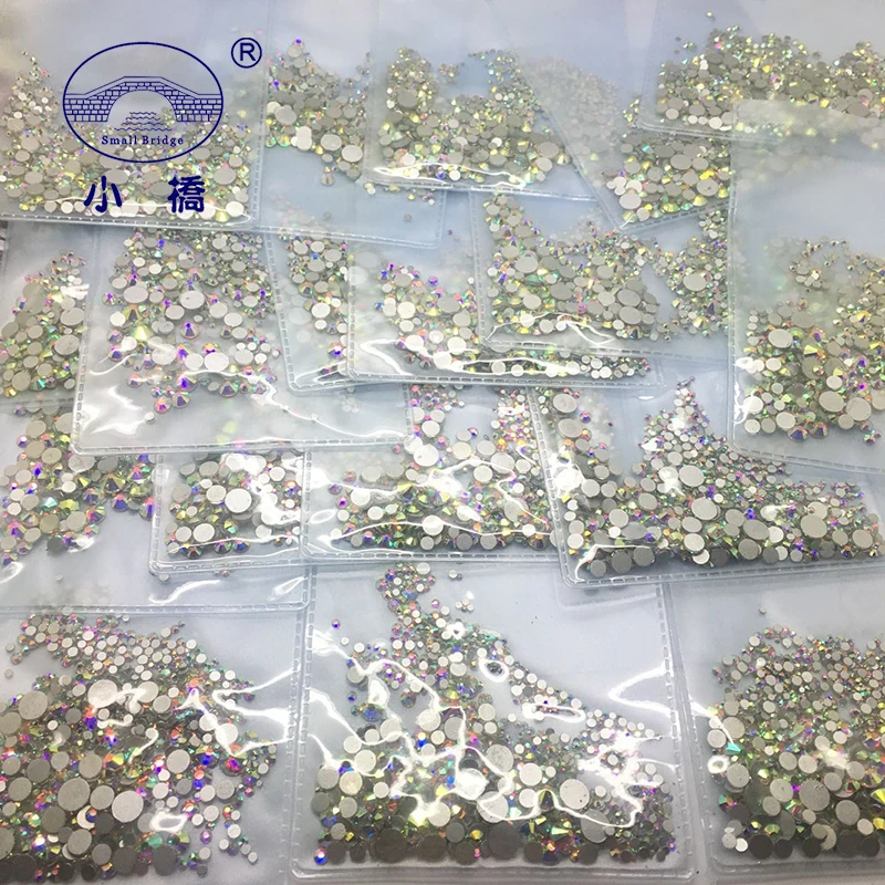 Mixed Size White AB Rhinestone For Nails Glitter Round Garment Crystal Beads Glass Sewing Rhinestone Decorations 1000PCS/lot
Mixed Size White AB Rhinestone For Nails Glitter Round Garment Crystal Beads Glass Sewing Rhinestone Decorations 1000PCS/lot