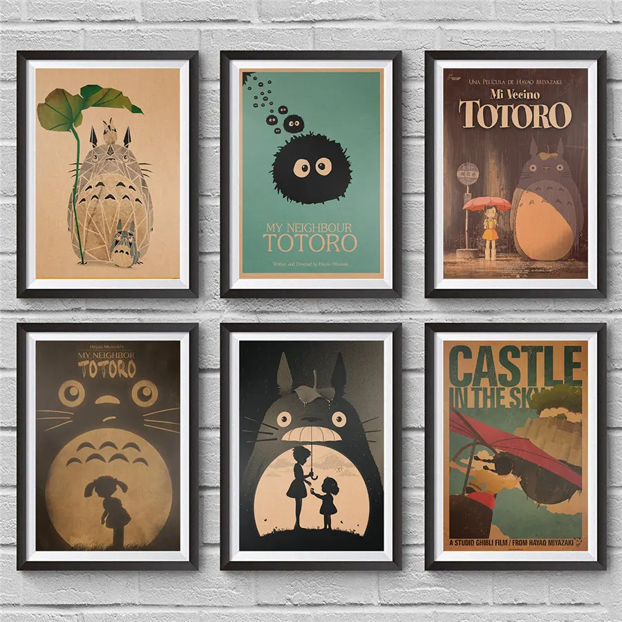 Totoro Vintage Kraft Paper Comic Movie Poster Home Decor retro print Painting Living Room Cafe Wall Sticker 42x30cm
Totoro Vintage Kraft Paper Comic Movie Poster Home Decor retro print Painting Living Room Cafe Wall Sticker 42x30cm