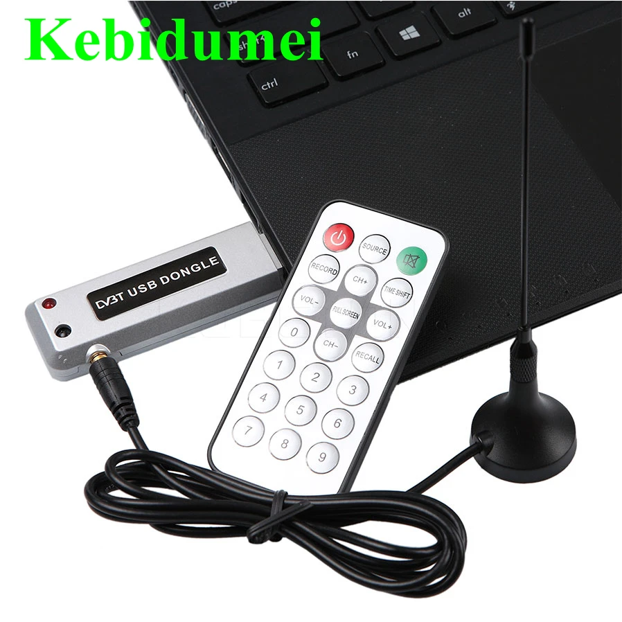 Kebidumei USB 2.0 Digital DVB-T HDTV TV Tuner Receiver Stick Recorder Receiver Software Radio with Antenna for Laptop tablet
Kebidumei USB 2.0 Digital DVB-T HDTV TV Tuner Receiver Stick Recorder Receiver Software Radio with Antenna for Laptop tablet