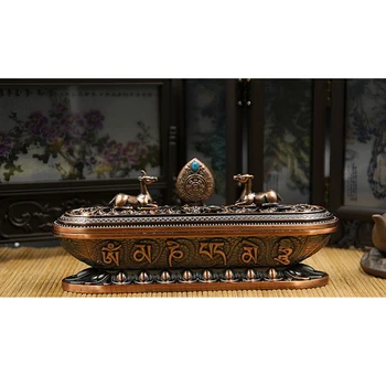 1Piece Alloy Incense Stick Holder Burning Joss Insense Burner Ash Catchers 17.5 x 4.5 x 9 cm
1Piece Alloy Incense Stick Holder Burning Joss Insense Burner Ash Catchers 17.5 x 4.5 x 9 cm
