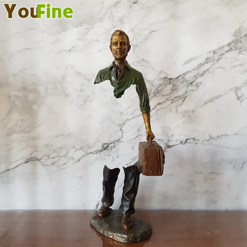 Small size bruno catalano bronze traveler sculpture famous product sales indoor desktop decoration ornaments
Small size bruno catalano bronze traveler sculpture famous product sales indoor desktop decoration ornaments