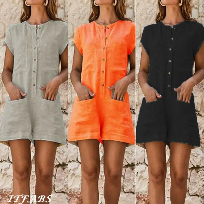New Women Ladies Plus Size Holiday Clubwear Shorts Playsuit Bodycon Dungarees Pocket Party Overalls Wide Leg Jumpsuit&Romper
New Women Ladies Plus Size Holiday Clubwear Shorts Playsuit Bodycon Dungarees Pocket Party Overalls Wide Leg Jumpsuit&Romper