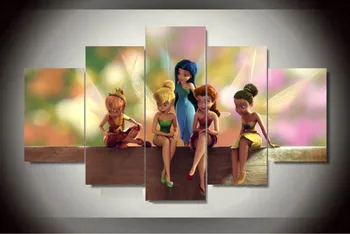 Paintings Wall Art Fairy Tinkerbell Painting Children Room Living Decoration Oil Painting On Canvas Unframed 5 Pieces
Paintings Wall Art Fairy Tinkerbell Painting Children Room Living Decoration Oil Painting On Canvas Unframed 5 Pieces