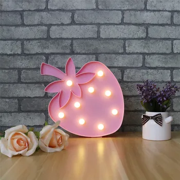 Lovely Pink Strawberry Led Letter Marquee Sign Night Light Indoor Wall Lamp Child Kids Living Room Sleeping Party Wedding Decor
Lovely Pink Strawberry Led Letter Marquee Sign Night Light Indoor Wall Lamp Child Kids Living Room Sleeping Party Wedding Decor