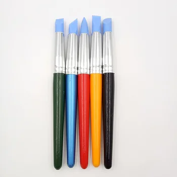 5pcs 18cm Art Craft Clay Pottery Tools Modeling Sculpture Sculpting Carver Carving silicone nail art Tools Set 5 colors
5pcs 18cm Art Craft Clay Pottery Tools Modeling Sculpture Sculpting Carver Carving silicone nail art Tools Set 5 colors
