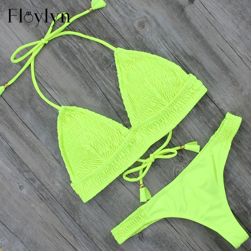 Floylyn Sexy Women Triangle Push Up Bikini Swimwear Swimsuit Brazilian Thong Bathing Suit Beachwear Bikini Set
Floylyn Sexy Women Triangle Push Up Bikini Swimwear Swimsuit Brazilian Thong Bathing Suit Beachwear Bikini Set