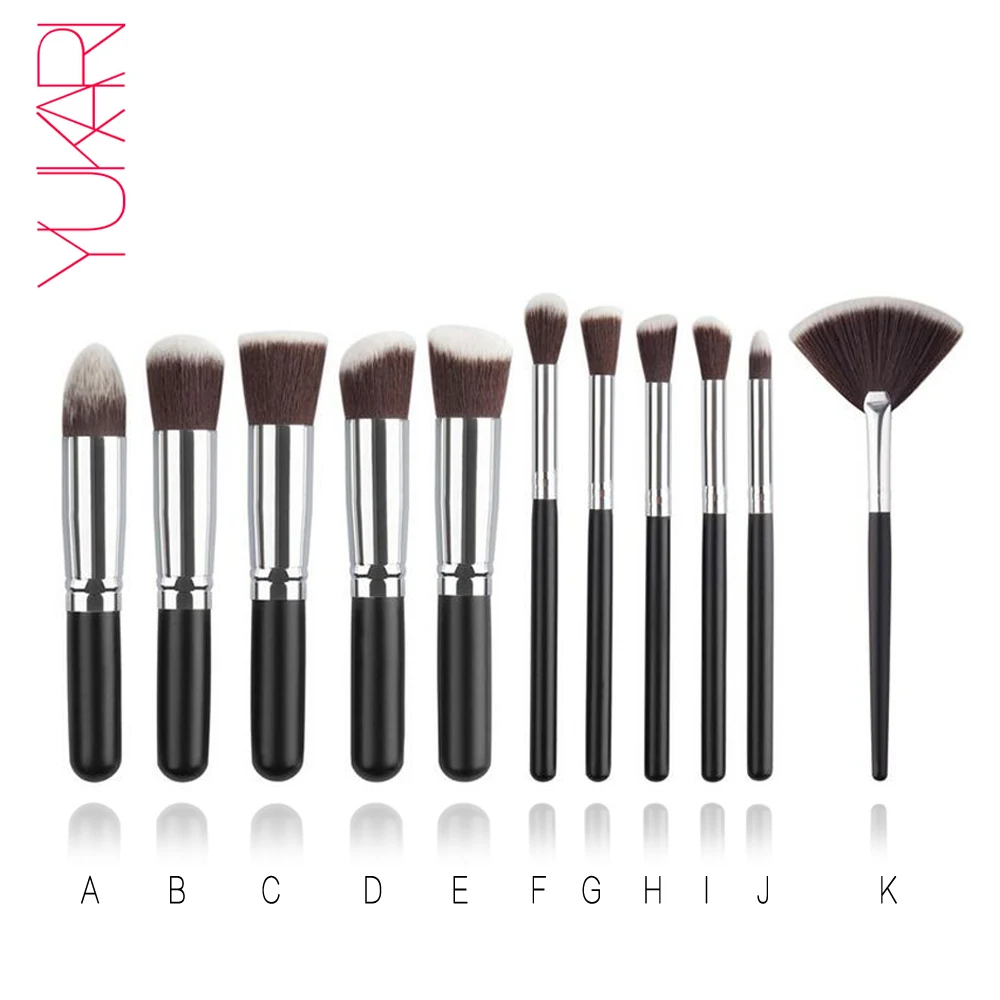 YUKARI 11PCS synthetic Makeup Brush Set kwasten Make Up Beauty Blush Foundation Contour Powder Cosmetics eye lips make up Brush
YUKARI 11PCS synthetic Makeup Brush Set kwasten Make Up Beauty Blush Foundation Contour Powder Cosmetics eye lips make up Brush