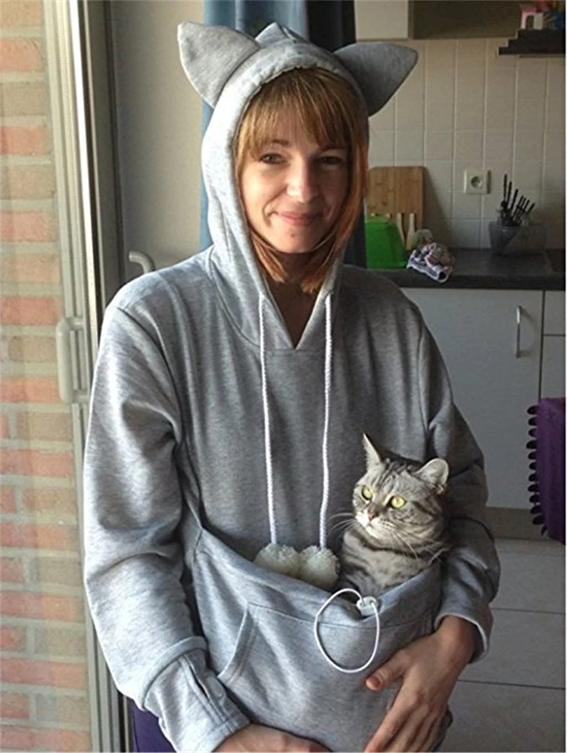 2017 Hooeded Sweatshirt Women cat Dog Pet Hoodies Long Sleeve Pullover cute Streetwear Big Pocket Pullovers With Ears Hoodies
2017 Hooeded Sweatshirt Women cat Dog Pet Hoodies Long Sleeve Pullover cute Streetwear Big Pocket Pullovers With Ears Hoodies