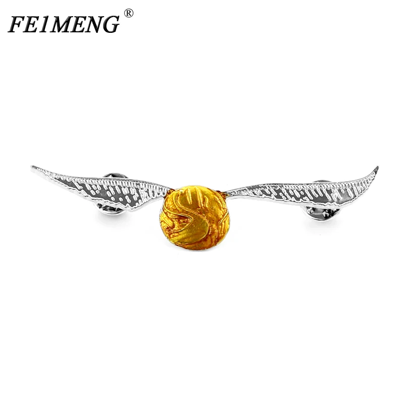 Golden Snitch Quidditch Brooches Silver The Deathly Hallows Wing Charm Brooches For Women Men Statement Fashion Jewelry Trinkets
Golden Snitch Quidditch Brooches Silver The Deathly Hallows Wing Charm Brooches For Women Men Statement Fashion Jewelry Trinkets