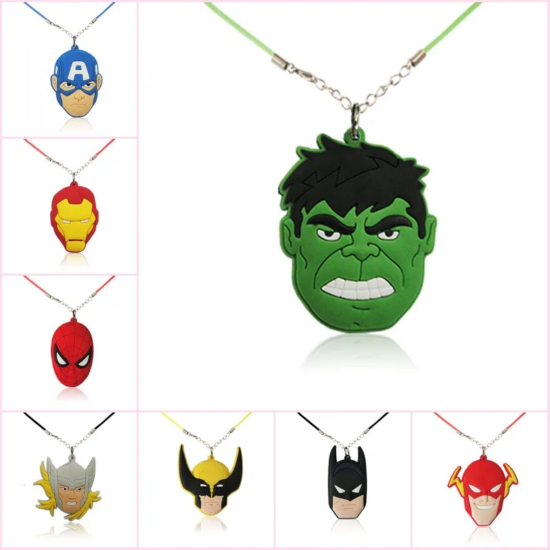 1PCS Marvel Avengers Cartoon Icon PVC Pendant Necklaces Rope Chain Choker Kid Gifts Party Favors Fashion Accessory Jewelry
1PCS Marvel Avengers Cartoon Icon PVC Pendant Necklaces Rope Chain Choker Kid Gifts Party Favors Fashion Accessory Jewelry