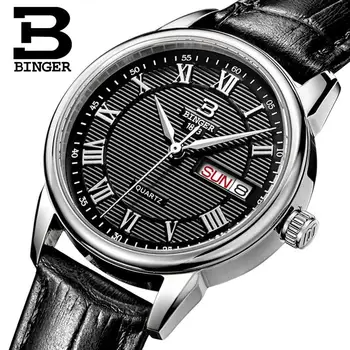 Ultrathin Quartz Watch Switzerland Binger Watches Women fashion luxury Brand Auto Date leather strap Wristwatches B3037G-4
Ultrathin Quartz Watch Switzerland Binger Watches Women fashion luxury Brand Auto Date leather strap Wristwatches B3037G-4