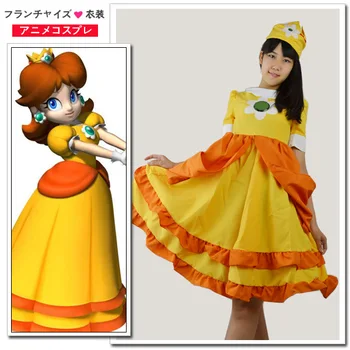 Game Super Mario BROS Princess Cosplay Costume Princess Cosplay Costume Girls Lolita Dress Fancy Halloween Carnival Uniforms
Game Super Mario BROS Princess Cosplay Costume Princess Cosplay Costume Girls Lolita Dress Fancy Halloween Carnival Uniforms