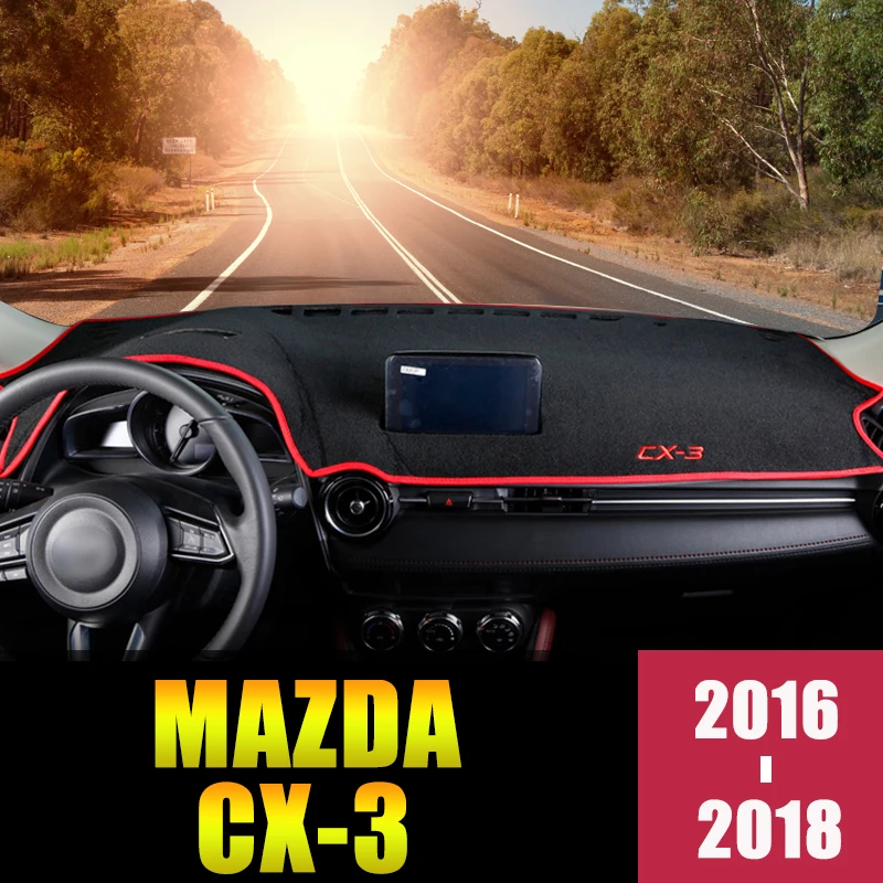 For MAZDA CX-3 CX3 CX 3 2016 2017 2018 LHD Car Dashboard Cover Mats Avoid light Pads Anti-UV Carpets Internal Trim Accessories
For MAZDA CX-3 CX3 CX 3 2016 2017 2018 LHD Car Dashboard Cover Mats Avoid light Pads Anti-UV Carpets Internal Trim Accessories