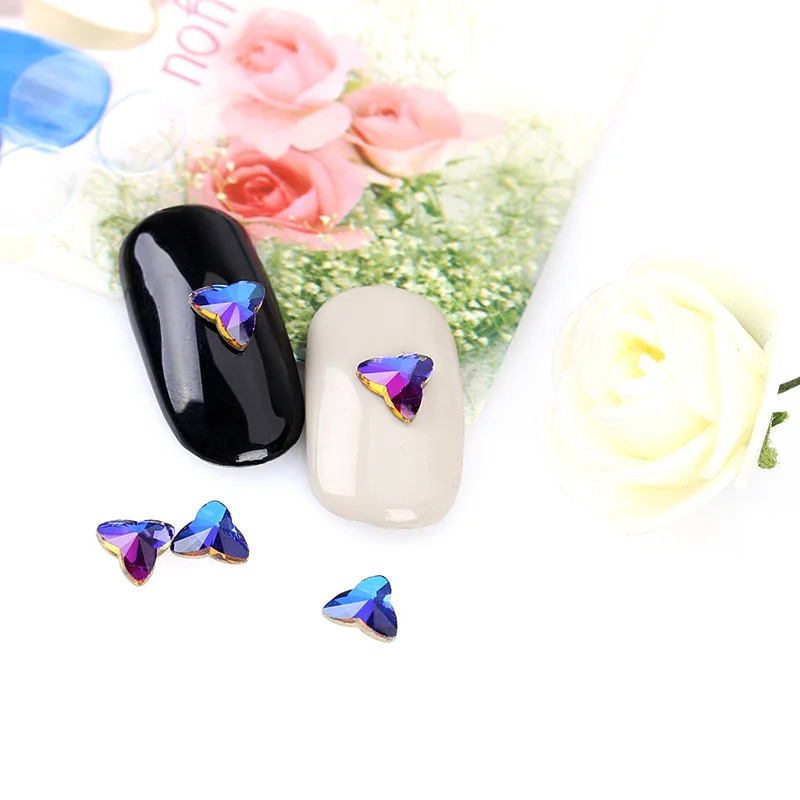 10Pcs/Pack Colorful Foliage Design 3D Glitter Rhinestone For Nail Art Decorations Glass Flame Colorful Stones For Nails PJ623
10Pcs/Pack Colorful Foliage Design 3D Glitter Rhinestone For Nail Art Decorations Glass Flame Colorful Stones For Nails PJ623