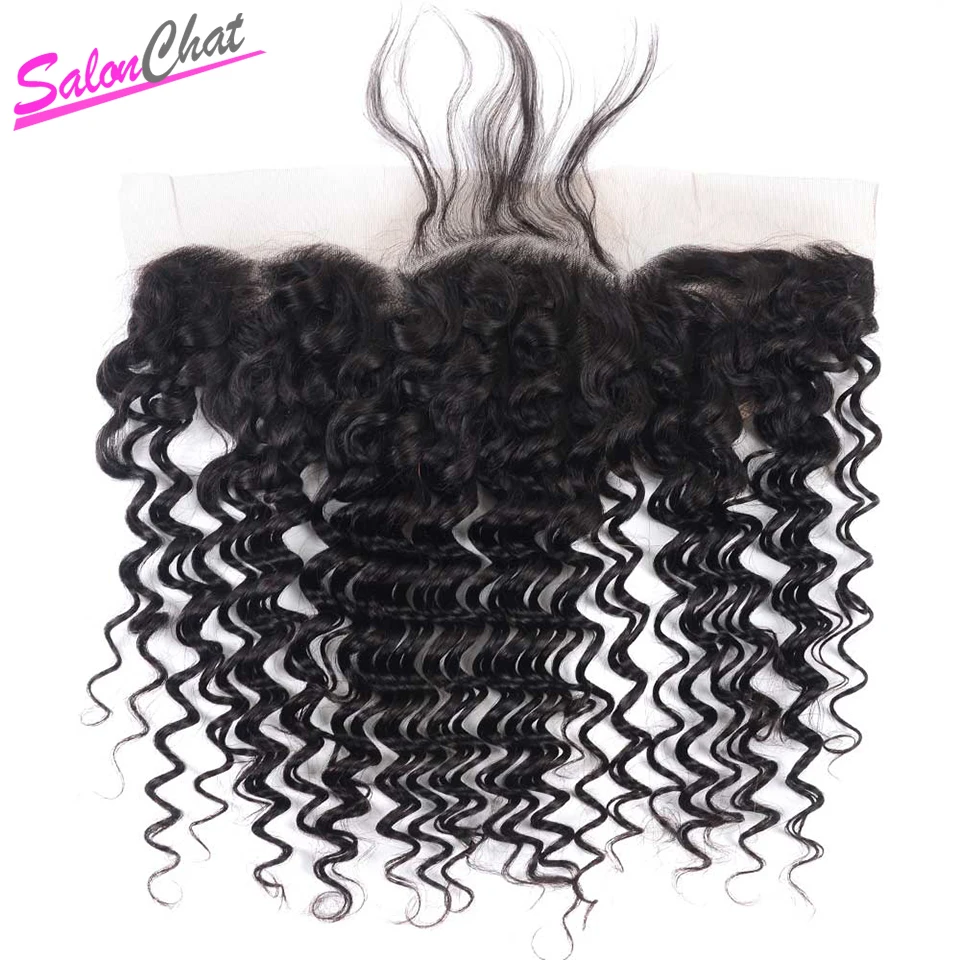 Brazilian Deep Wave Frontal 13x4 Ear To Ear Lace Frontal Closure With Baby Hair Remy Human Hair Frontal 8-20 Inch SalonChat
Brazilian Deep Wave Frontal 13x4 Ear To Ear Lace Frontal Closure With Baby Hair Remy Human Hair Frontal 8-20 Inch SalonChat