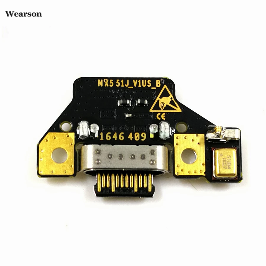 Зарядная плата для ZTE Nubia M2 NX551J usb порт с микрофоном высокое качество USB бесплатная