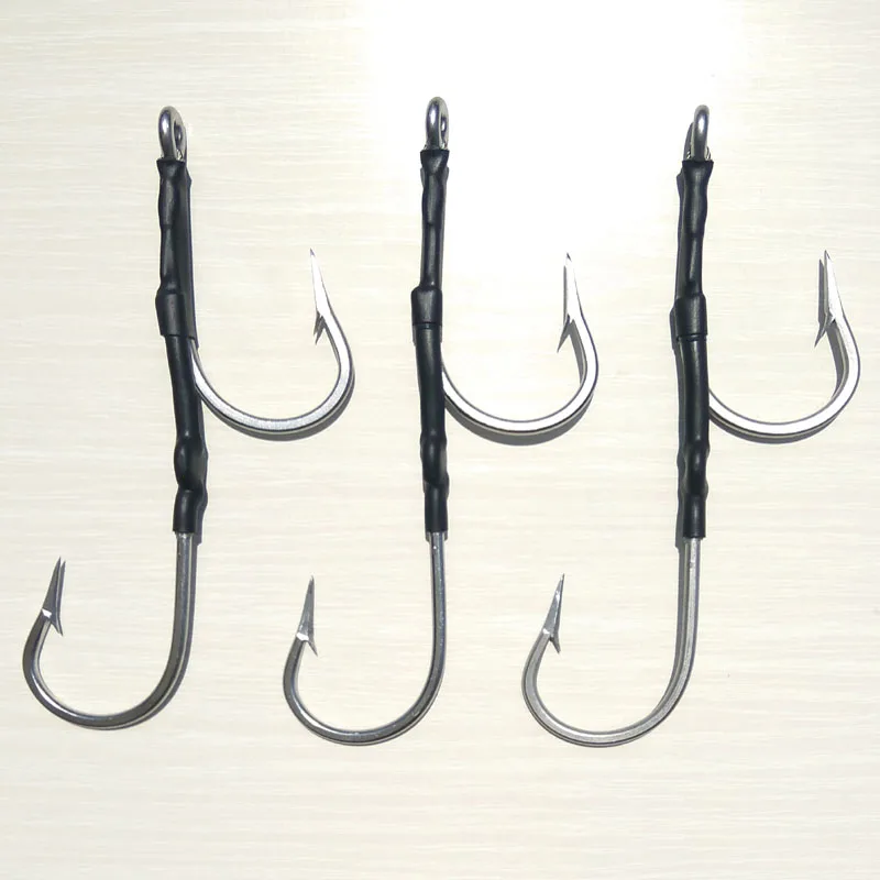 5pcs 5/0 6/0 8/0 10/0 11/0 12/0 Game Fishing Assist Hooks for Skirted Trolling Lures Trolling Fishing Lure Marlin Tuna Pakula
5pcs 5/0 6/0 8/0 10/0 11/0 12/0 Game Fishing Assist Hooks for Skirted Trolling Lures Trolling Fishing Lure Marlin Tuna Pakula