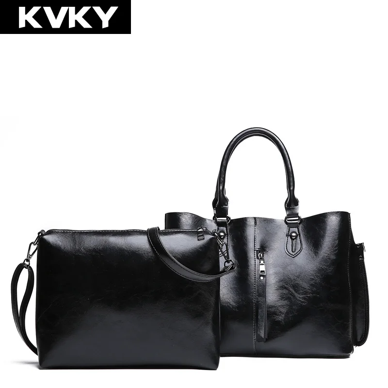 KVKY Women Bag 2Pcs/set Large Capacity Female Handbags Fashion Shoulder Bag Purse Ladies Leather Casual Totes Lady Crossbody Bag
KVKY Women Bag 2Pcs/set Large Capacity Female Handbags Fashion Shoulder Bag Purse Ladies Leather Casual Totes Lady Crossbody Bag
