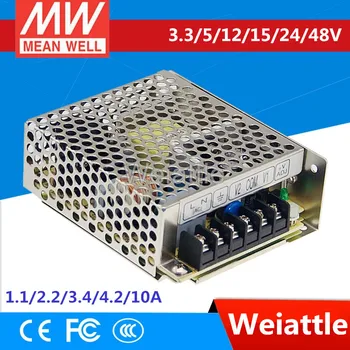 3.3V 5V 12V 15V 24V 48V MEAN WELL 1.1/2.2/3.4/4.2/10A 33/50/52.8W Single Output Switching Power Supply RS-50-48 RS-50-12 RS-50-5
3.3V 5V 12V 15V 24V 48V MEAN WELL 1.1/2.2/3.4/4.2/10A 33/50/52.8W Single Output Switching Power Supply RS-50-48 RS-50-12 RS-50-5